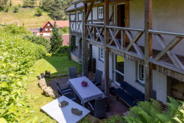 terrasse und laubengang